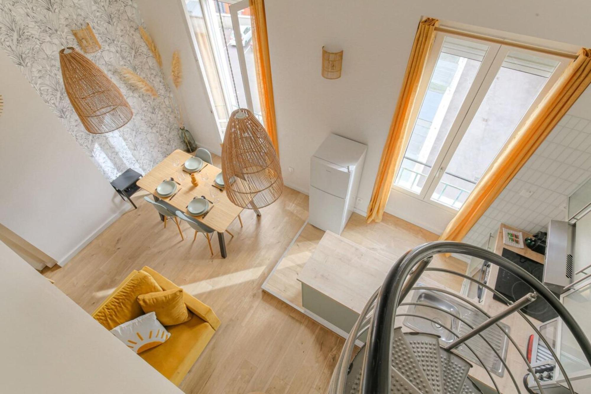 Duplex Spacieux Et Design Proche La Part-Dieu Apartment Lyon Luaran gambar